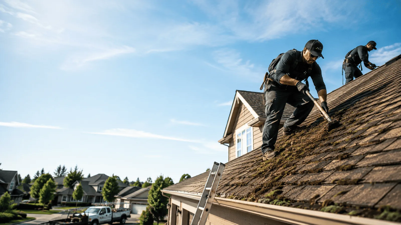 Roof Moss Removal in Hampton, NE near me